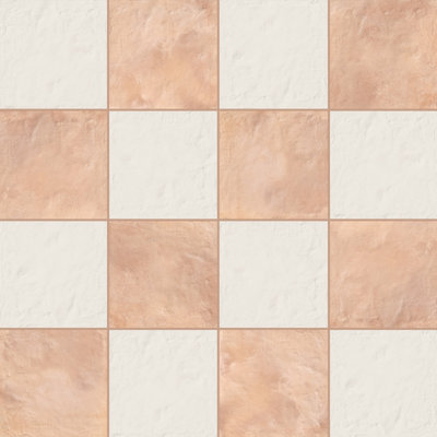 Autumn Essentials Checkerboard 8X8 Porcelain Tile