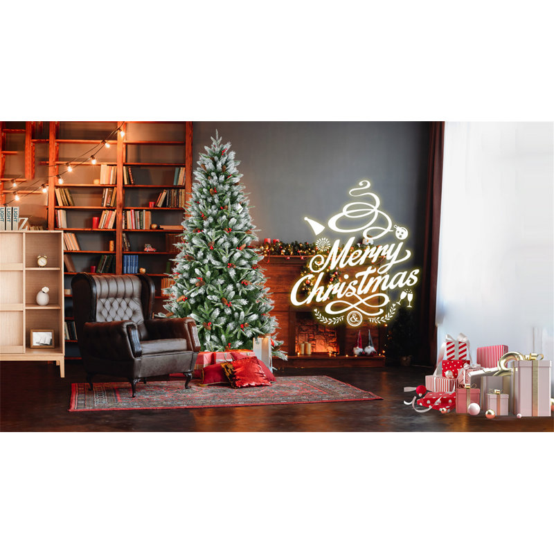 Arbre de Noël 7 pi avec 2178 pointes, H 7 pi