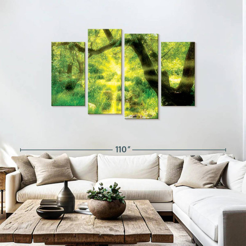 Kerrick Forest Sunburst, 48" H x 75" W