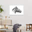 Impression d'art mural majestueux, cheval contemporain-133972594