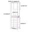 Byata Wine Bottle & Glass Rack White