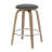 Hoxha Leather Round Counter Stool With Stained Poplar Wood Frame And 360-Degree Swivel Hoxha Collection-106908431