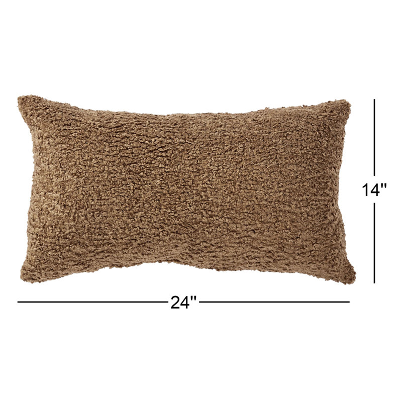 Coussin Zhara, H 14 po x l 24 po x P 6 po, Taupe Zazzle