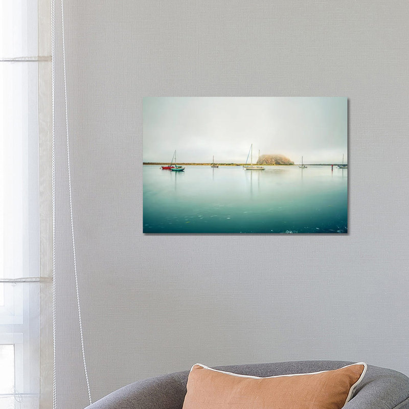 A Morro Bay Calm by Joseph S. Giacalone - Gallery-Wrapped Canvas Giclée on Canvas, Wrapped Canvas