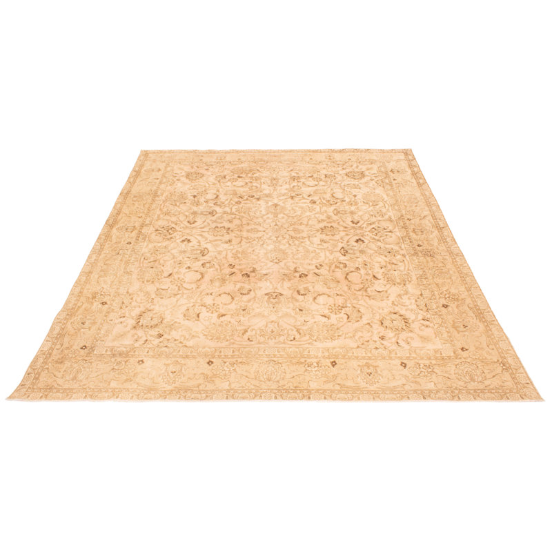 Queensland One-of-a-Kind 9'3" X 10'8" 1990s Square Wool Area Rug Beige