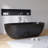 69" x 30"  Freestanding  Tub Solid Surface Soaking Bathtub-101589077
