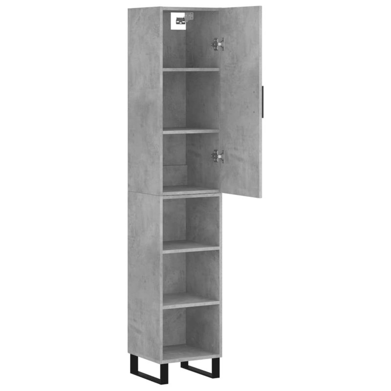 Navera 34.5 cm W Highboard, Concrete Grey