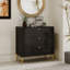 Commode haute et commode à 3 tiroirs haute brillance 32 po-994434647