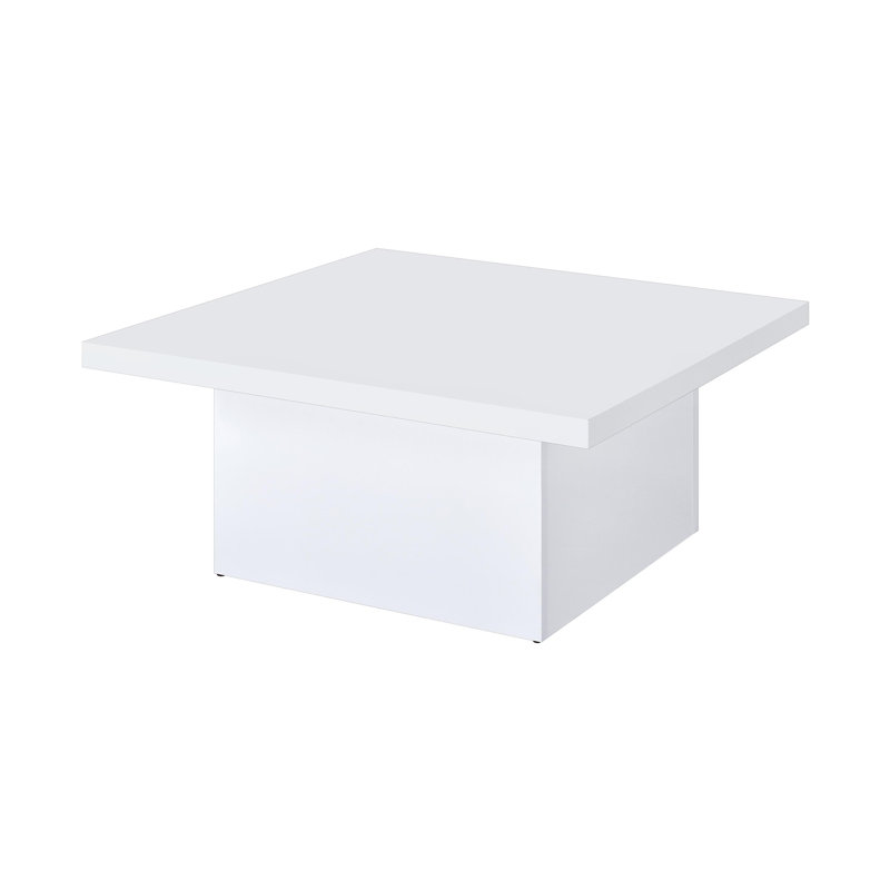 Table basse contemporaine 35,9 ", White