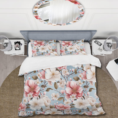 Literie romantique à motif floral I