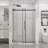 48" W X 72" H Sliding Shower Door, Frameless Sleek Glass Shower Door, 1/4" (6Mm) Thick Tempered Clear Glass With Easy-Clean Coating, Stainless Steel Hardware-123404397