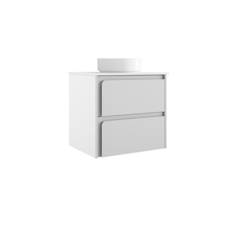 Base de meuble-lavabo simple Cordoba 24 seulement, Blanc