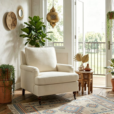 English Classic Roll Arm Chair