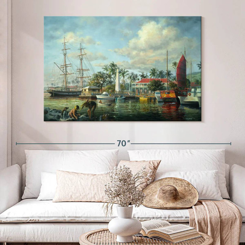 Lahaina Waterfront Maui, H 34 po x l 51 po
