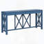 Modern Crisscross Design Entryway Table with Open Bottom Storage-222915948