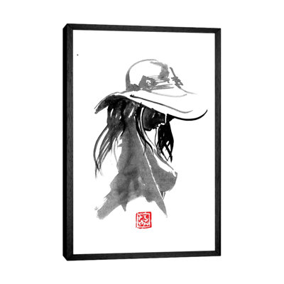 Nude With Hat by Péchane - Print on Canvas
