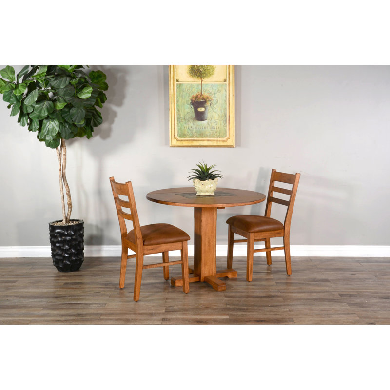 Round Small Drop Leaf Table Dining Set