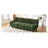 Green Chenille 94.5-Inch 3-Seater Sofa with Compressed Packaging