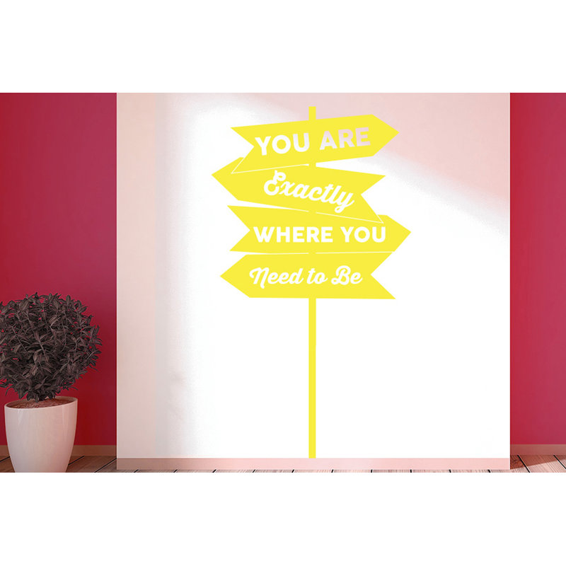 Wall Decal, Bright Yellow