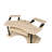 Bradman 71" Music Studio Desk in Natural Oak