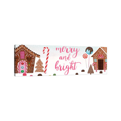 Sweet Holidays Collection D 1 Piece Wrapped Canvas Panoramic Wall Art