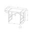 Bureau d'ordinateur d'inspiration industrielle