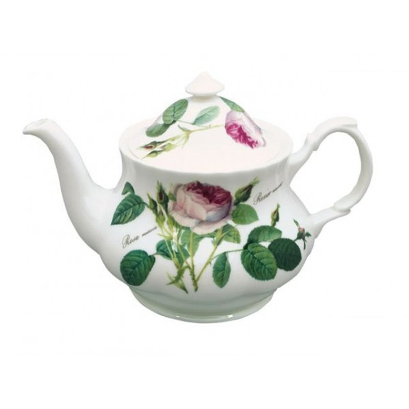 Théière en céramique à l’os en céramique 1 qt rose Khaleesi