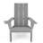 Harlean Modern All Weather Outdoor HIPS Plastic/Resin Adirondack Chair Fire Pit Chairs Oversized Patio Chair With Cup Holder-1255533511