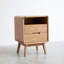 Armoire de chevet en bois massif Pure