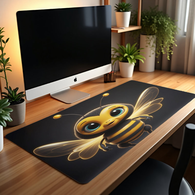 Polyester Desk Pad, 14.4x12.1
