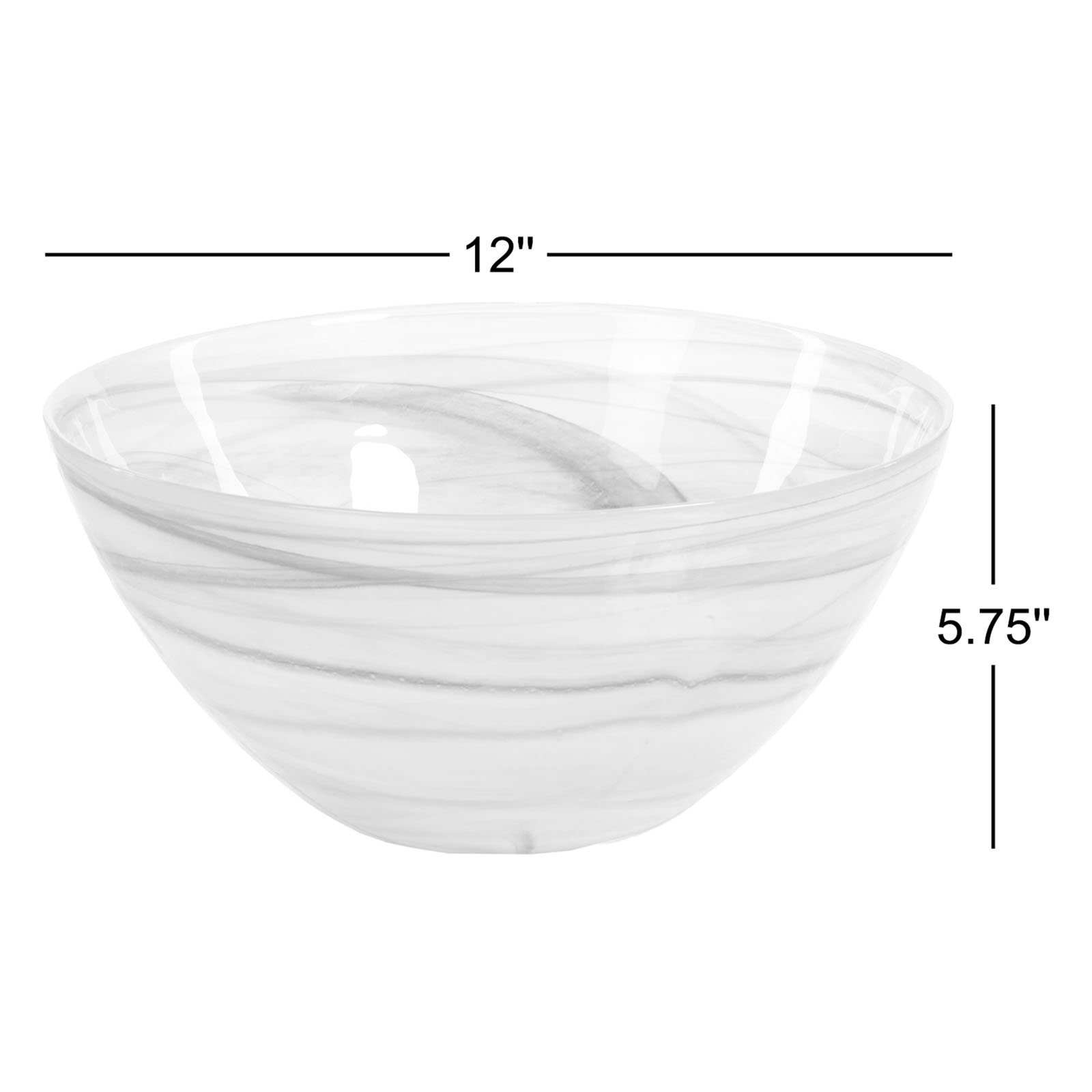 Anjou Glass Serving Bowl