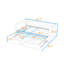 Lit de jour simple en chenille avec lit gigogne double extensible-1400265769
