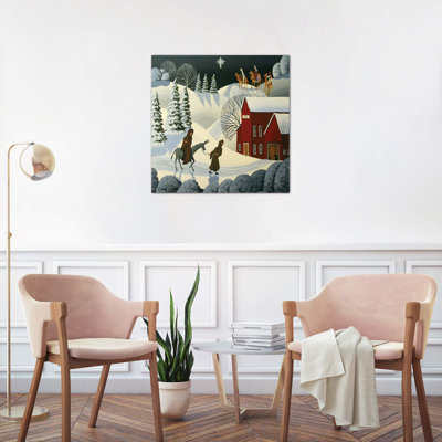 The First Christmas 1 Piece Wrapped Canvas Painting