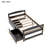 Open-Frame Bed with Drawers-855733261