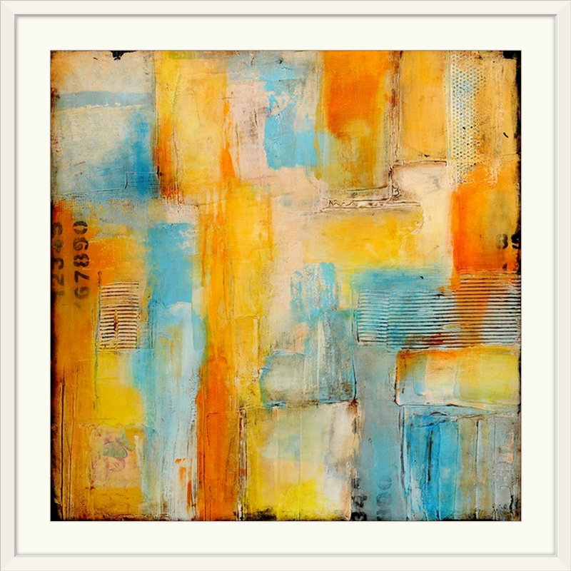 'Pathways by Frisco Graphic Art Print, 24" H x 24" W x 1" D, White Framed