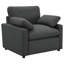 Fauteuil inclinable électrique Roca gris foncé-112747888
