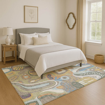 Tapis de qualité supérieure Mid-Century lavable à la machine de qualité supérieure Mayfield AMF2488