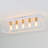Ciarrai 5-Light Flush Mount Rectangular Ceiling Vintage Farmhouse Style-600121367