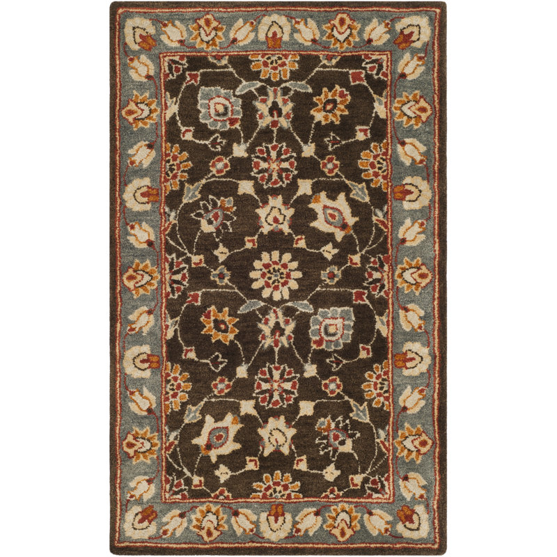 Cranmore Hand Tufted Wool Oriental Rug, Rectangle 4' x 6'