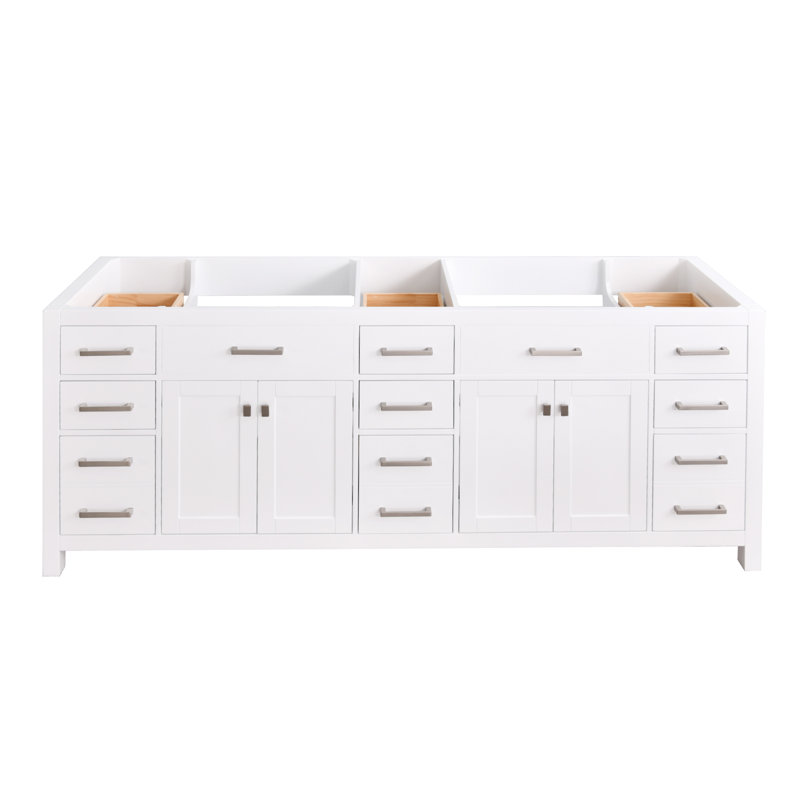 84" Double Bathroom Vanity Base Only