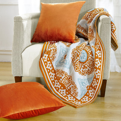 Woven Knitted Throw Blanket