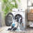 Haviland Machine Made Power Loom Polyamide in Gray/Blue Area Rug-1359655071