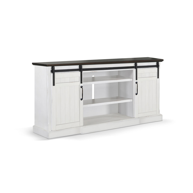 Jen Unfinished TV Stand for TVs up to 85", European Cottage