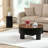 Round Nesting Coffee Table Set Of 2, Coffee Table With Storage Drawer, Plastic Center Table For Living Room-344224462-344224461