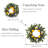 Spring Artificial Lemon Wreaths-284689693