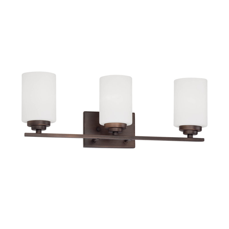 Berner 3 - Light Dimmable Vanity Light, Rubbed Bronze