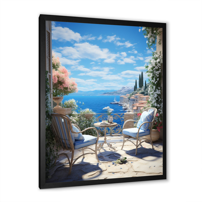 Décoration côtière française en Provence III - Décoration murale nautique et plage, H 44 po x l 34 po x P 1,5 po