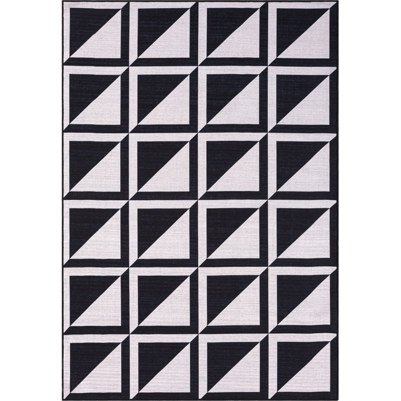 Tapis rectangulaire Alessya, Rectangle 7 pi 9 po x 10 pi 2 po