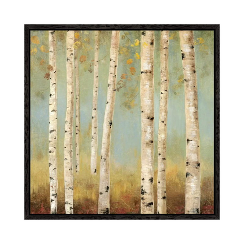 Eco II 1 Piece Painting on Canvas, 66.04 cm H x 66.04 cm W, Black Framed Canvas