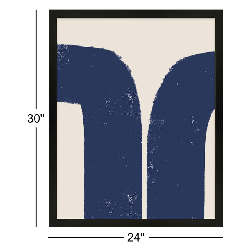 Zidane " Abstract In Blue And White " by Eleni Psyllaki For Paradissi Digital Art 2 - Pieces, Black Paper